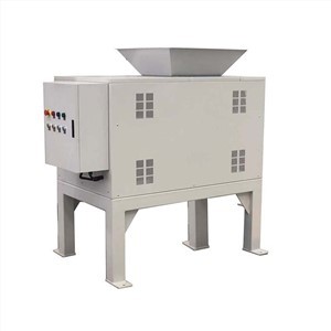 Industrial E-waste HDD Scarp Metal Plastic Two Shaft Shredder